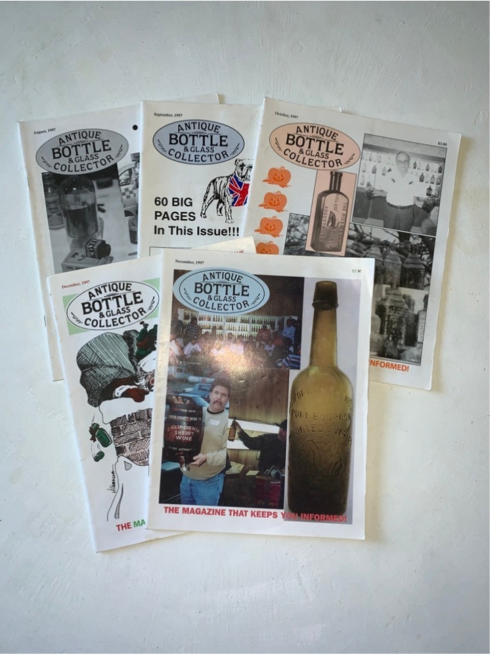 Antique Bottle & Glass Collector Magazines